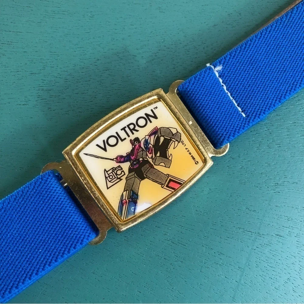 Vintage Voltron Belt Magnetic Elastic Adjustable Collectible 1984 Never Used